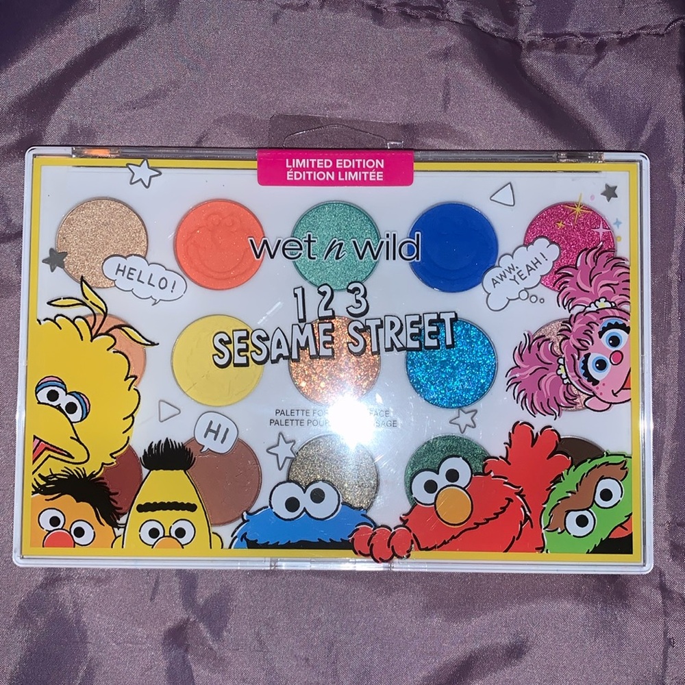Sesame Street limited edition eyeshadow pallet